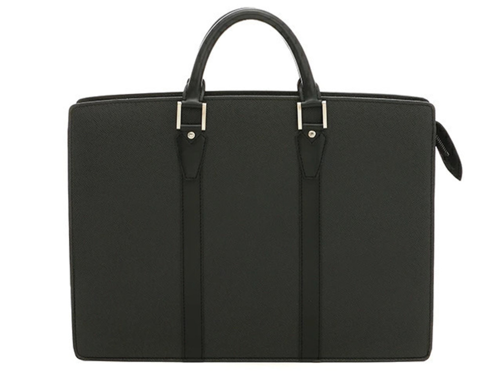 LOUIS VUITTON Port Rosan Business Bag Taiga Ardoise